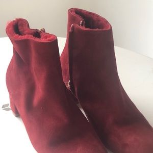 Mansur Gavriel Shearling ankle boots